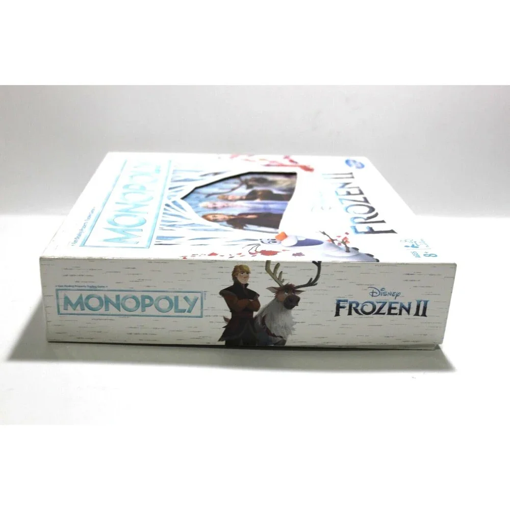 Hasbro Monopoly Disney Frozen 2 Edition Board Game Complete 2018 Elsa Anna Olaf